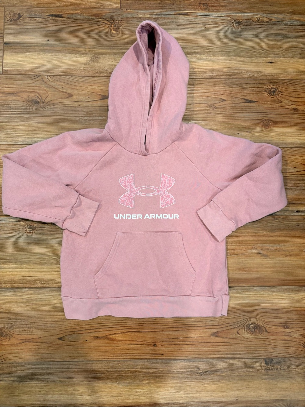 Under Armour Dusty Pink Girls' Hoodie Sweatshirt